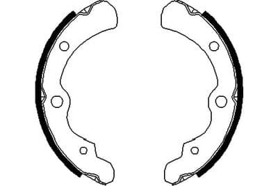 Juego de zapatas de frenos Kavo Parts KBS-8402