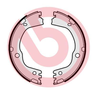 Juego de zapatas de frenos, freno de mano BREMBO S 30 543