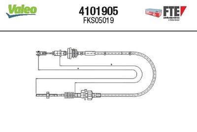 Chicote de Clutch VALEO 4101905