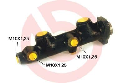 Cilindro principal de freno BREMBO M 23 105