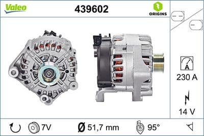 Alternador VALEO 439602