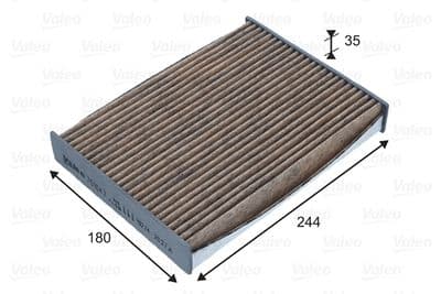 Filtro, aire del interior VALEO 701047