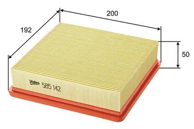 Filtro de aire VALEO 585142