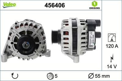 Alternador VALEO 456406