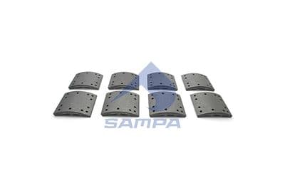 Juego de balatas de freno, freno de tambor SAMPA 096.624