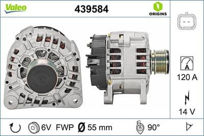 Alternador VALEO 439584