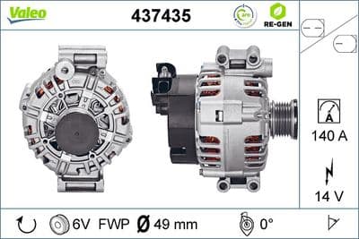 Alternador VALEO 437435