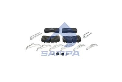 Juego de balatas de freno SAMPA 096.615
