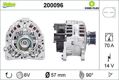 Alternador VALEO 200096