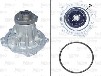 Bomba de agua, refrigeración del motor VALEO 506513