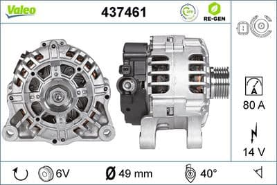 Alternador VALEO 437461