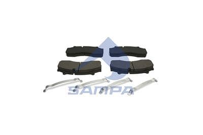 Juego de balatas de freno SAMPA 096.1817