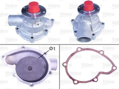 Bomba de agua, refrigeración del motor VALEO 506249