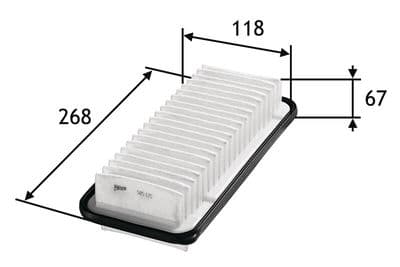 Filtro de aire VALEO 585125