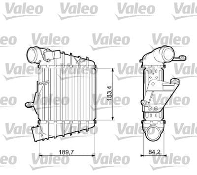 Radiador de aire de admisión VALEO 817556