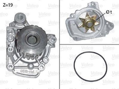 Bomba de agua, refrigeración del motor VALEO 506661