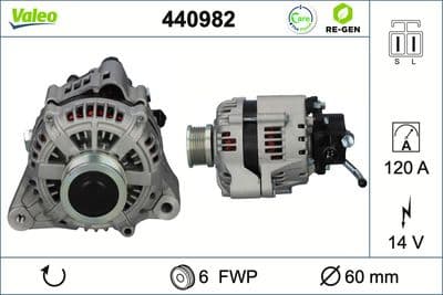 Alternador VALEO 440982