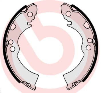 Juego de zapatas de frenos BREMBO S 56 503