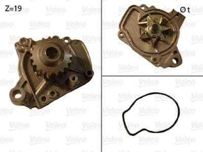 Bomba de agua, refrigeración del motor VALEO 506679