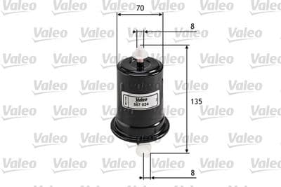 Filtro combustible VALEO 587024
