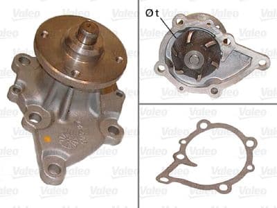 Bomba de agua, refrigeración del motor VALEO 506416