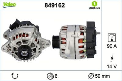 Alternador VALEO 849162