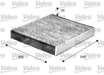 Filtro, aire del interior VALEO 698883