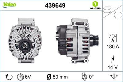 Alternador VALEO 439649