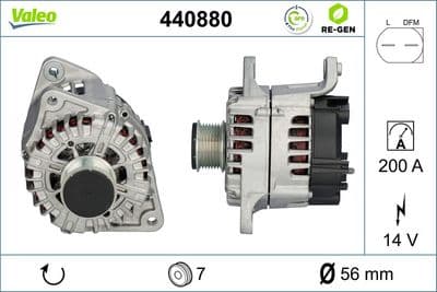 Alternador VALEO 440880
