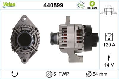 Alternador VALEO 440899