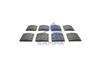 Juego de balatas de freno, freno de tambor SAMPA 096.638