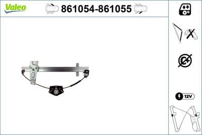 Elevador para ventanas VALEO 861055