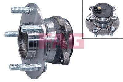 Juego de balero de rueda Schaeffler FAG 713 6158 40