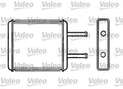 Radiador de calefacción, calefacción interior VALEO 812412