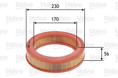 Filtro de aire VALEO 585650