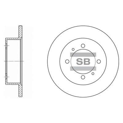 Disco de freno Hi-Q SD1064