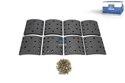Juego de balatas de freno, freno de tambor DT Spare Parts 7.92420