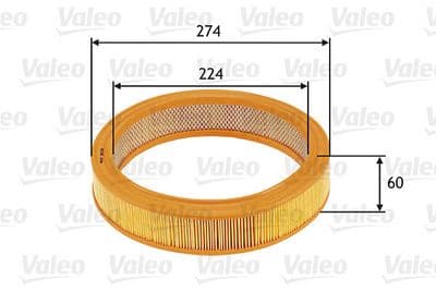 Filtro de aire VALEO 585620