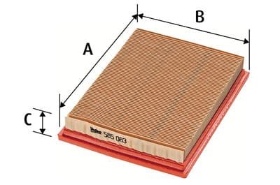 Filtro de aire VALEO 585083