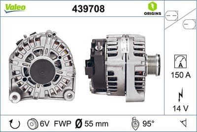 Alternador VALEO 439708