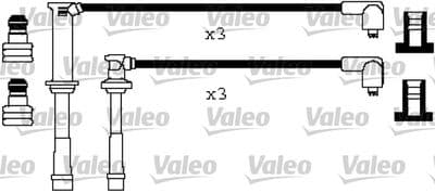 Juego de cables de encendido VALEO 346455