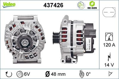 Alternador VALEO 437426