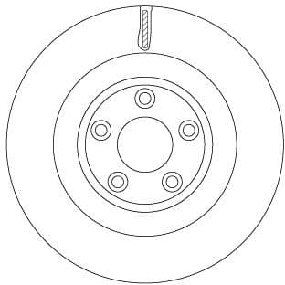 Disco de freno TRW DF6816S