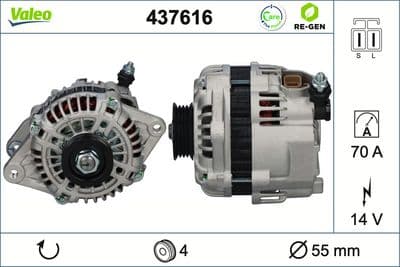 Alternador VALEO 437616