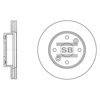 Disco de freno Hi-Q SD2012