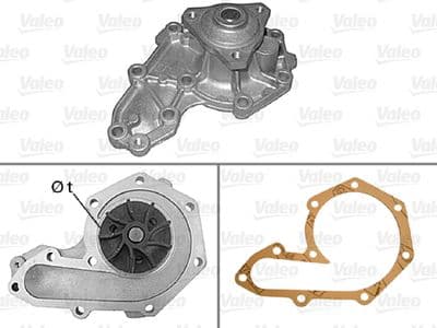 Bomba de agua, refrigeración del motor VALEO 506019