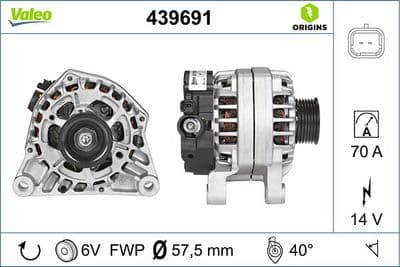 Alternador VALEO 439691