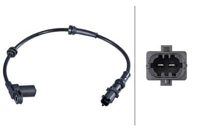 Sensor, revoluciones de la rueda HELLA 6PU 009 106-261
