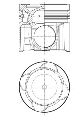 Pistón MAHLE 213 PI 00109 000