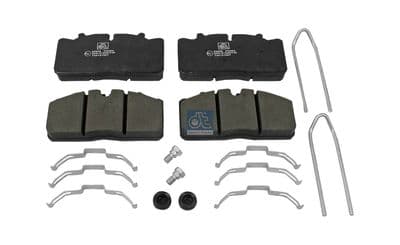 Juego de balatas de freno DT Spare Parts 3.96402